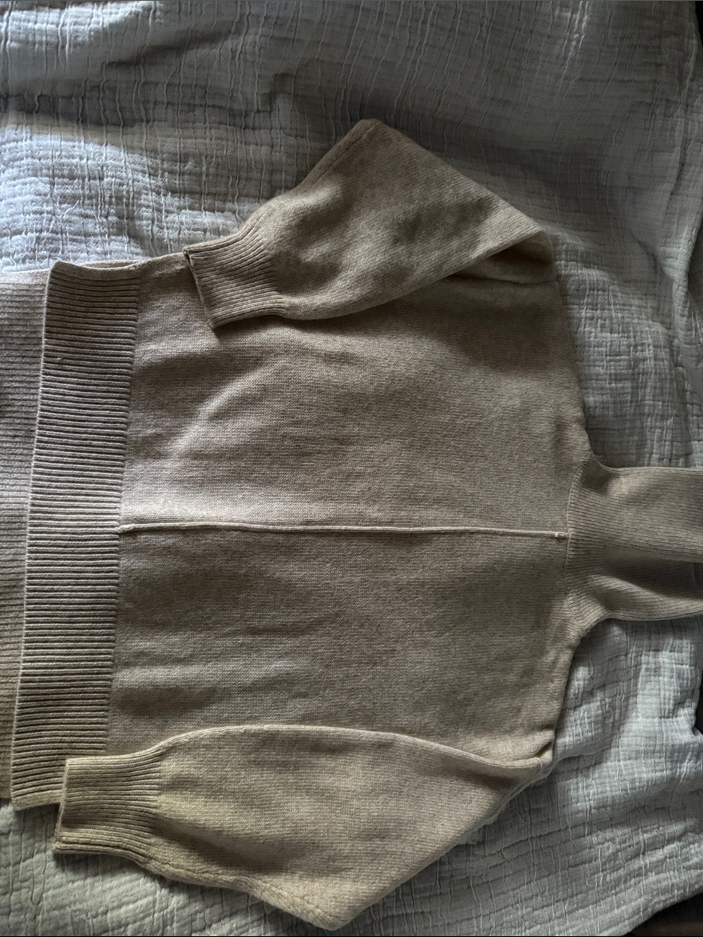H&M Women’s Turtleneck Sweater in Light Beige